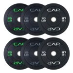 CAP 2-Inch Olympic Bumper Plate Set 100 lb Review