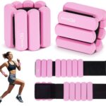 SDATEKIT Wrist and Ankle Weights 2 Pack 1lb Each for Pilates, Yoga and Home Workouts
