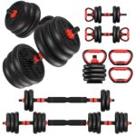 Mirravative Adjustable Dumbbells 20lb 4-in-1 Home Weight Set Review