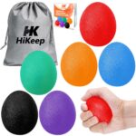 HiKeep Stress Balls for Adults 6 Pack Hand Exerciser Set